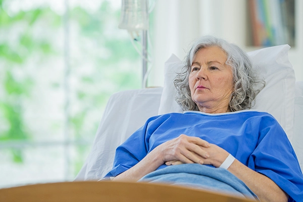 Senior Woman in hospital