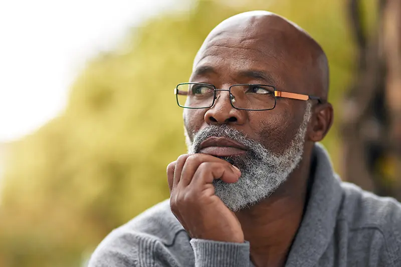 Pondering man