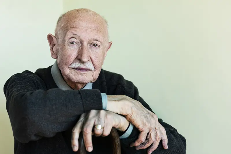 portrait of senior man
